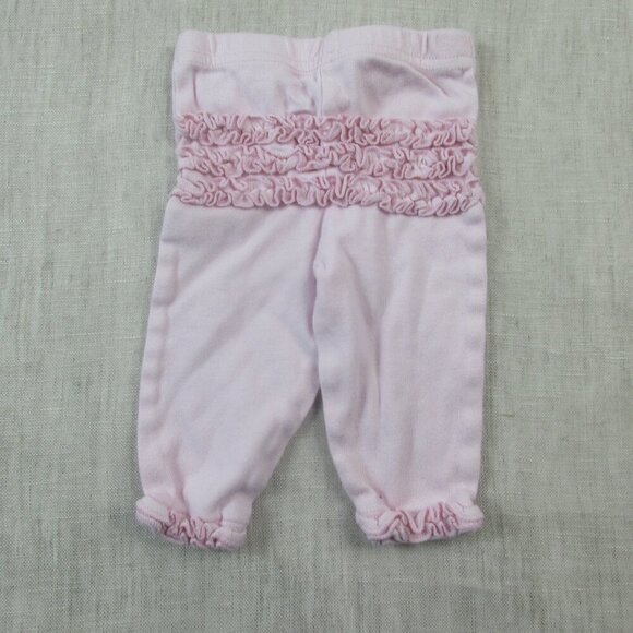 Lot of 4 Carter's Footed Leggings Pants Baby Girls 3M Multi Hearts Elastic Waist - Picture 8 of 10